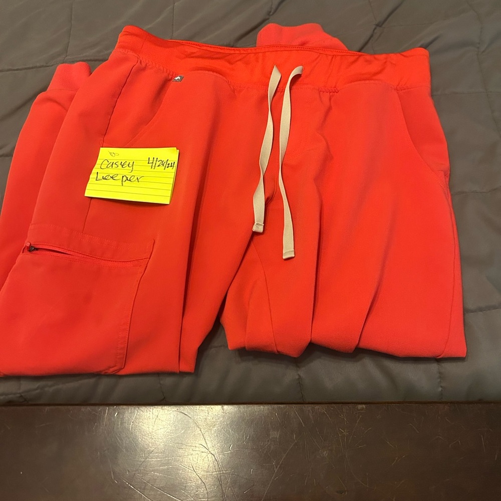 Figs Pop Red Zamora Joggers